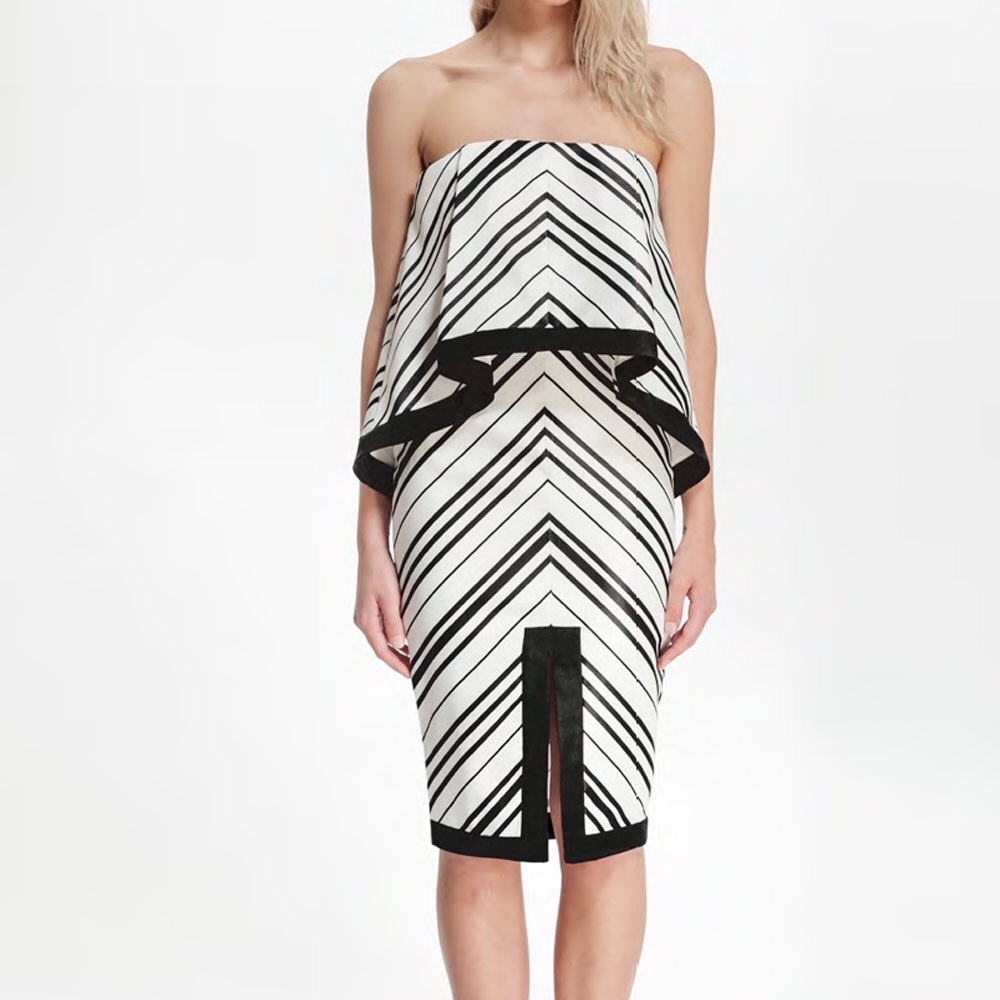 Elliatt Casuarina Strapless Dress